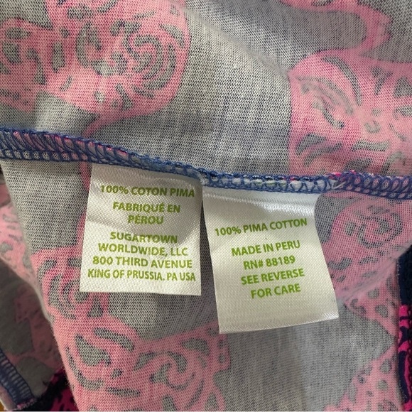 Lilly Pulitzer Navy Indigo Pink Marlowe Dress Elephants “Pack Your Trunk” - Picture 10 of 11